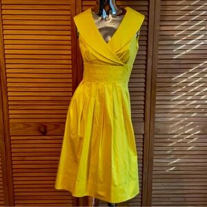 Yellow Calvin Klein Dress - Size 6